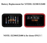 Battery Replacement for XTOOL EZ300 EZ400 Scan Tools